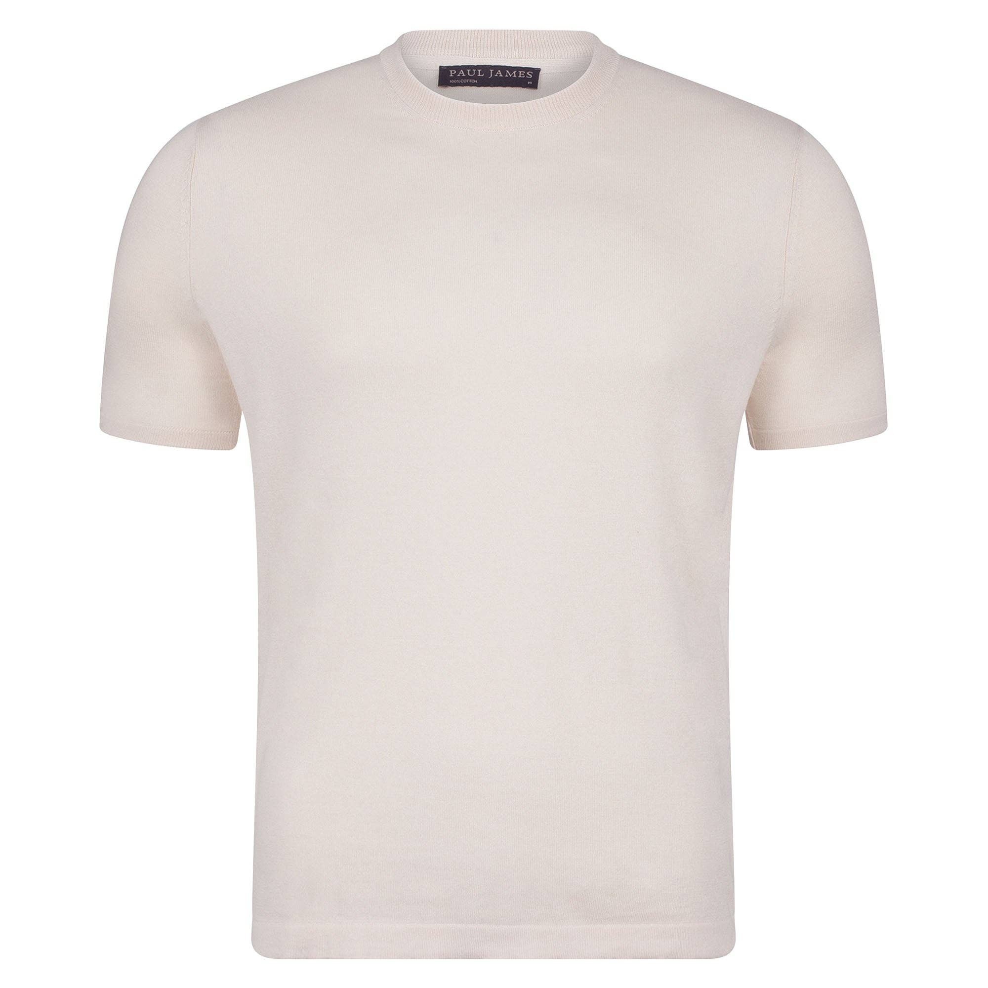 Paul James Knitwear - Wholesale T-Shirt - Men's - Mens Ultra Fine Cotton Knitted T-Shirt69