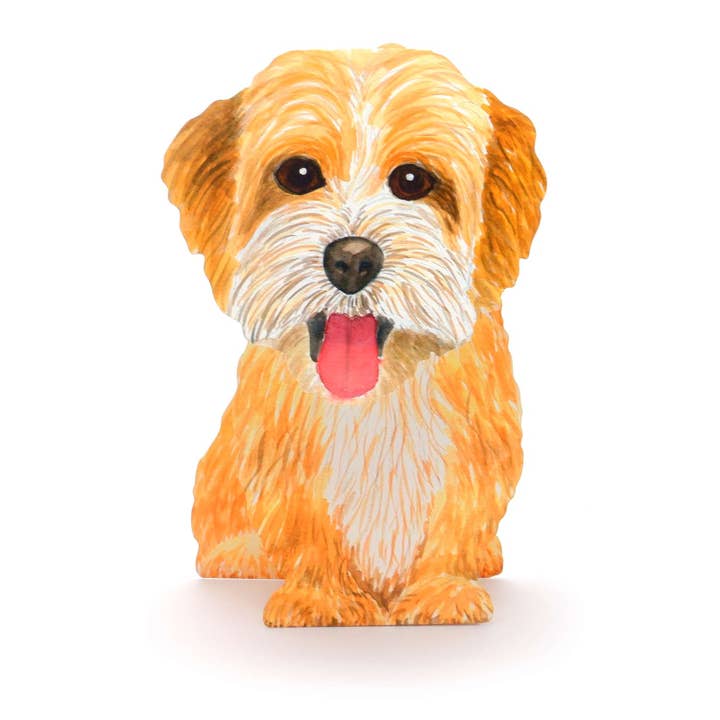 3D-Tierkarte "Kleiner Hund" für den Großhandel von Gollnow Paper Creations