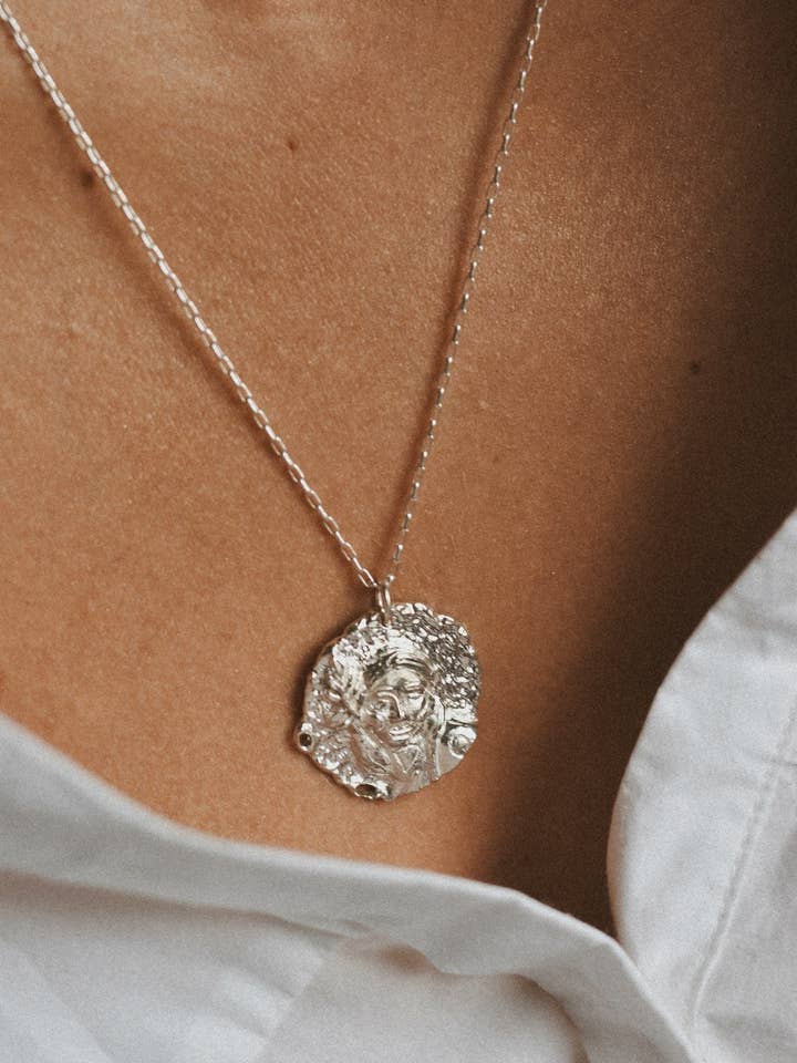 Valentina Necklace Silver for wholesale by NO MORE ACCESSORIES