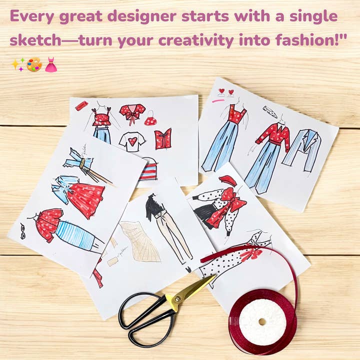 MB Cordas - Wholesale DIY craft kit - Fashion Designer Kit Doll Dressmaking Workshop Parties Craft7