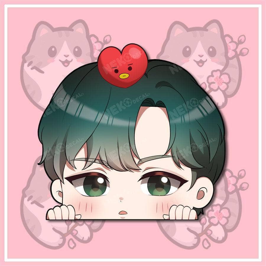 Nekodecal - Wholesale Sticker - Chibi BTS Peekers6