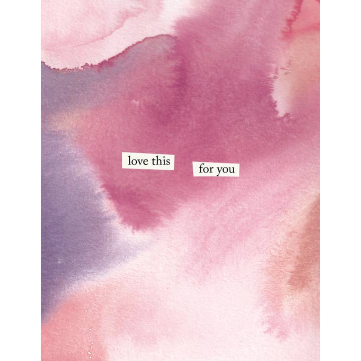 "Adoro questo per te" Biglietto di Auguri per la vendita all'ingrosso da parte di Merle Works