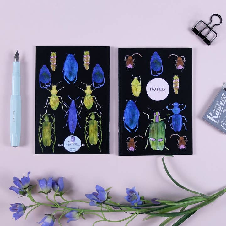 Notebook A6 Beetle for wholesale by Wonder Of Today