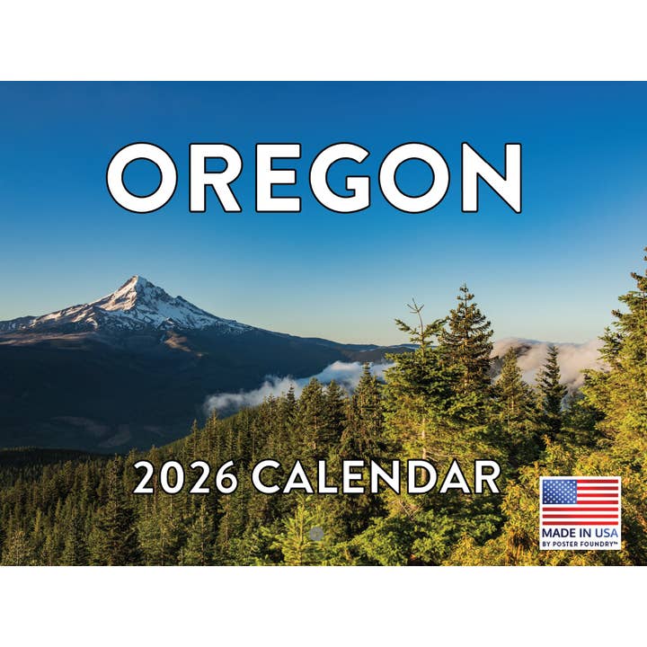 Oregon Calendar 2026 for Locals for wholesale by 2026 Calendars