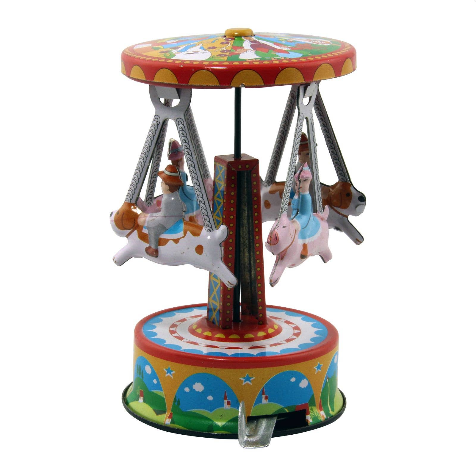 Tribal Trade GmbH – wholesale Classic toy – Kids – Pigs and dogs carousel toy0