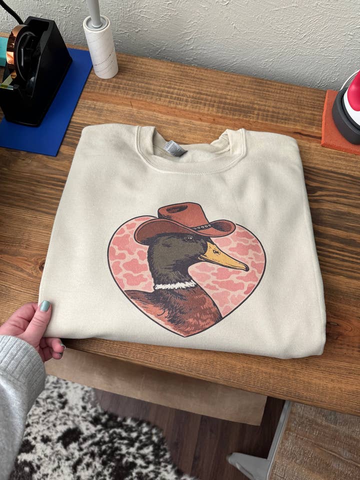 Cowboy Mallard Valentine for wholesale by The Rustic J Boutique
