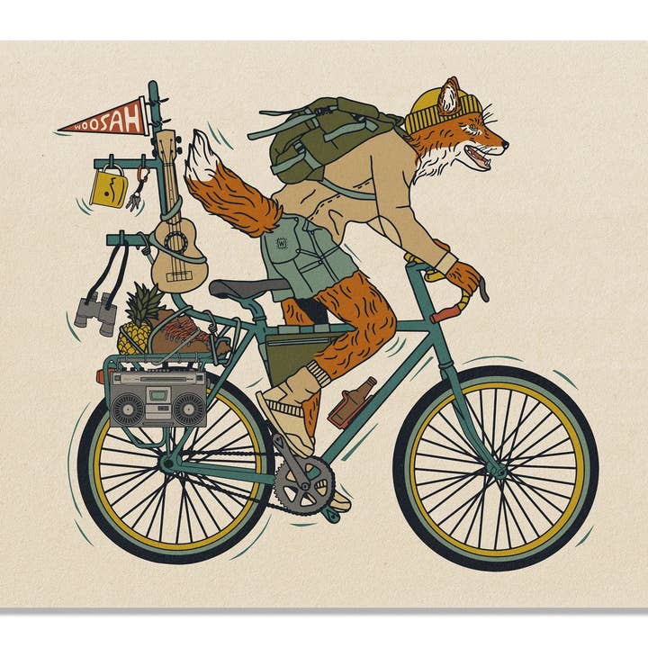 Fox Draf Print voor wholesale door Woosah Outfitters