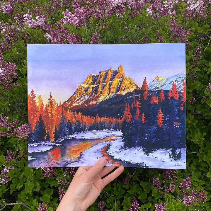 Kasteelberg 11x14" Afdruk - Artikel voor wholesale door Emily Beaudoin Art