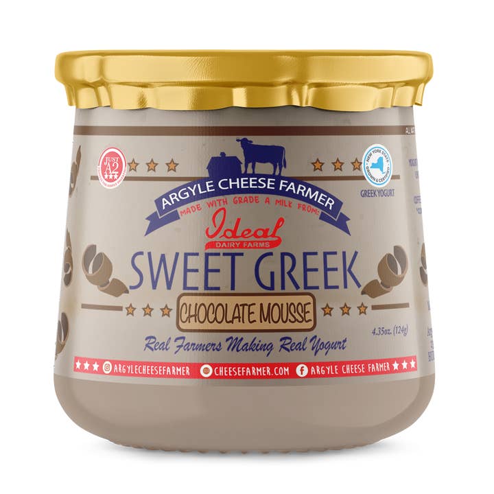 Argyle Cheese Farmer - Wholesale Cheese - Argyle Cheese Farmer Sweet Greek 4.35 oz. Yogurt1
