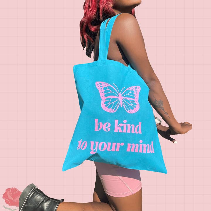 be kind to your mind tote bags for wholesale by jlurose