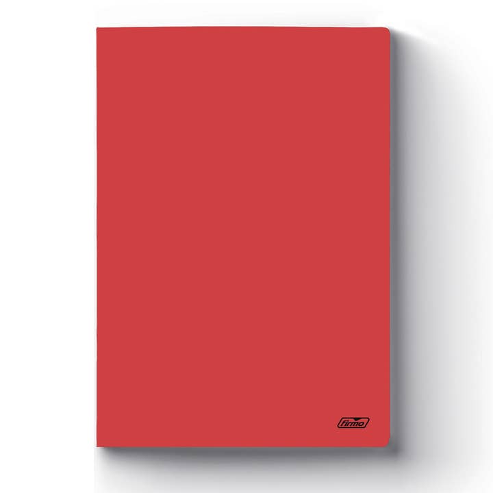 Firmo - Wholesale Notebook - Stapled A4 notebook with ruled pages, assorted colored card cover6