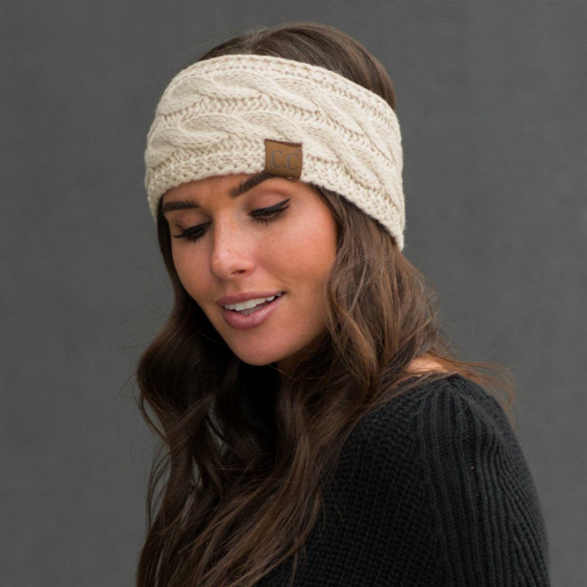 Truly Contagious - Wholesale Fashion Headband - Women's - CC Cable Knit Lined Headwrap ( HW-20 )39