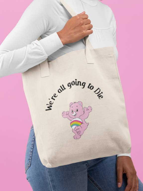 Totebag Osito We're going to die para venta al por mayor de Wo! Design Studio & Store