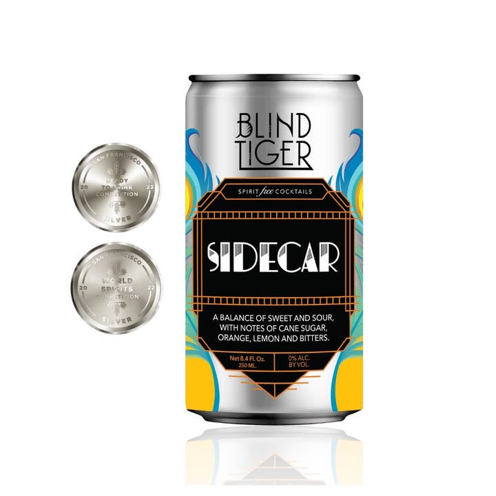 Blind Tiger Spirit-Free Cocktails - Wholesale Non-Alcoholic Aperitif/Mocktail - VARIETY PACK (Flagship Four) - Award Winning N/A Cocktails