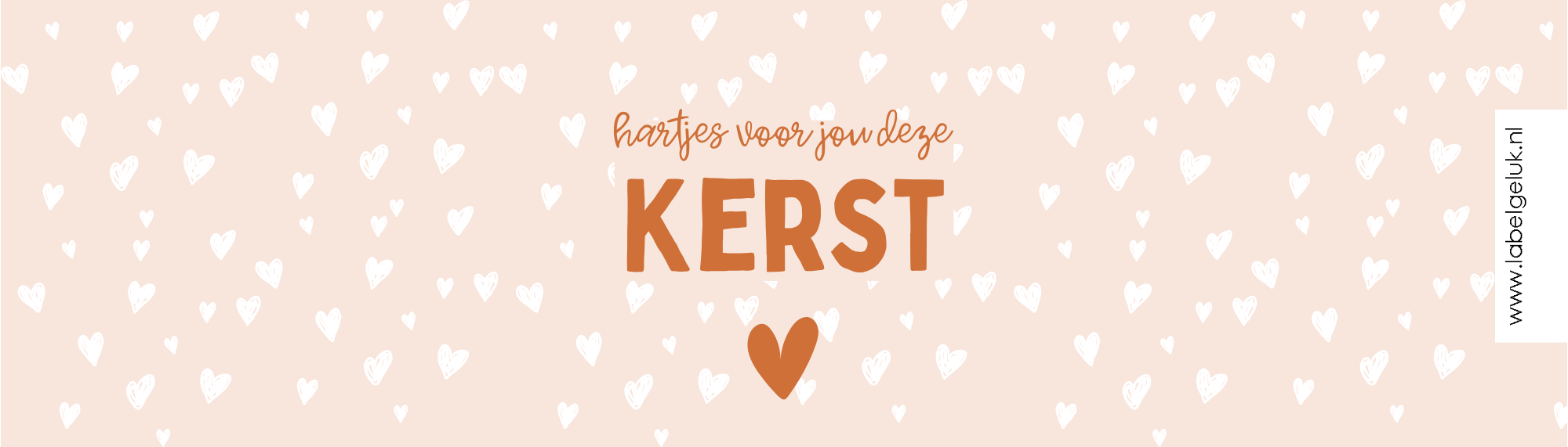 Labelgeluk - Wholesale Jar - Can with wrapper | hearts for you this Christmas | per 41