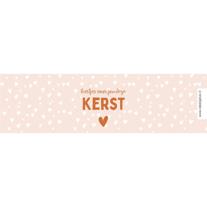 Labelgeluk - Wholesale Jar - Can with wrapper | hearts for you this Christmas | per 41