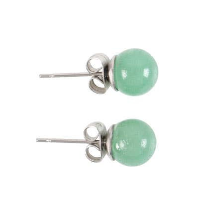 Something Different Wholesale - Wholesale Stud/post earrings - Aventurine Semi Precious Crystal Earrings2