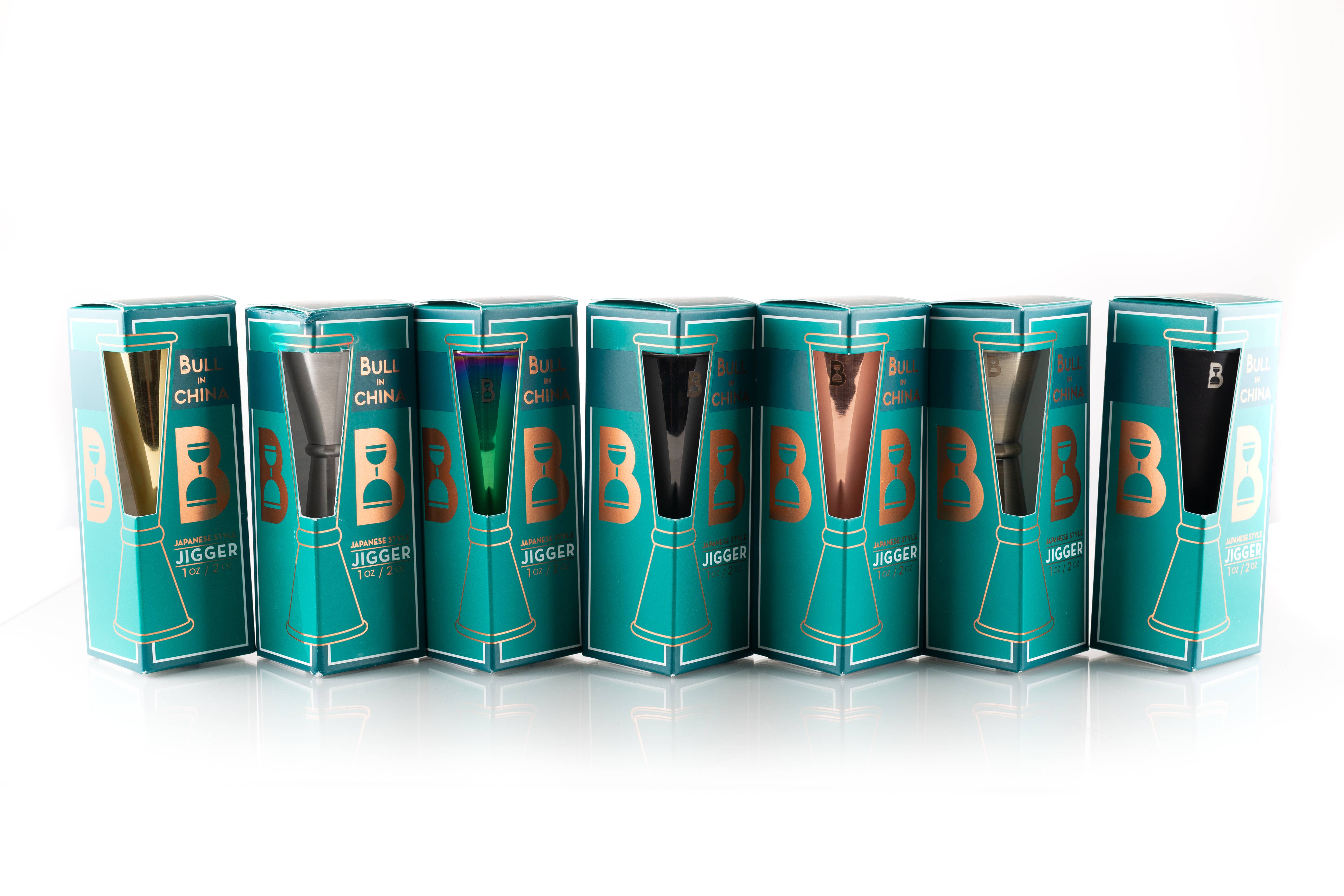 Bull in China – Engroshandel Jigger – Japansk stil jigger med 1 oz og 2 oz målinger10