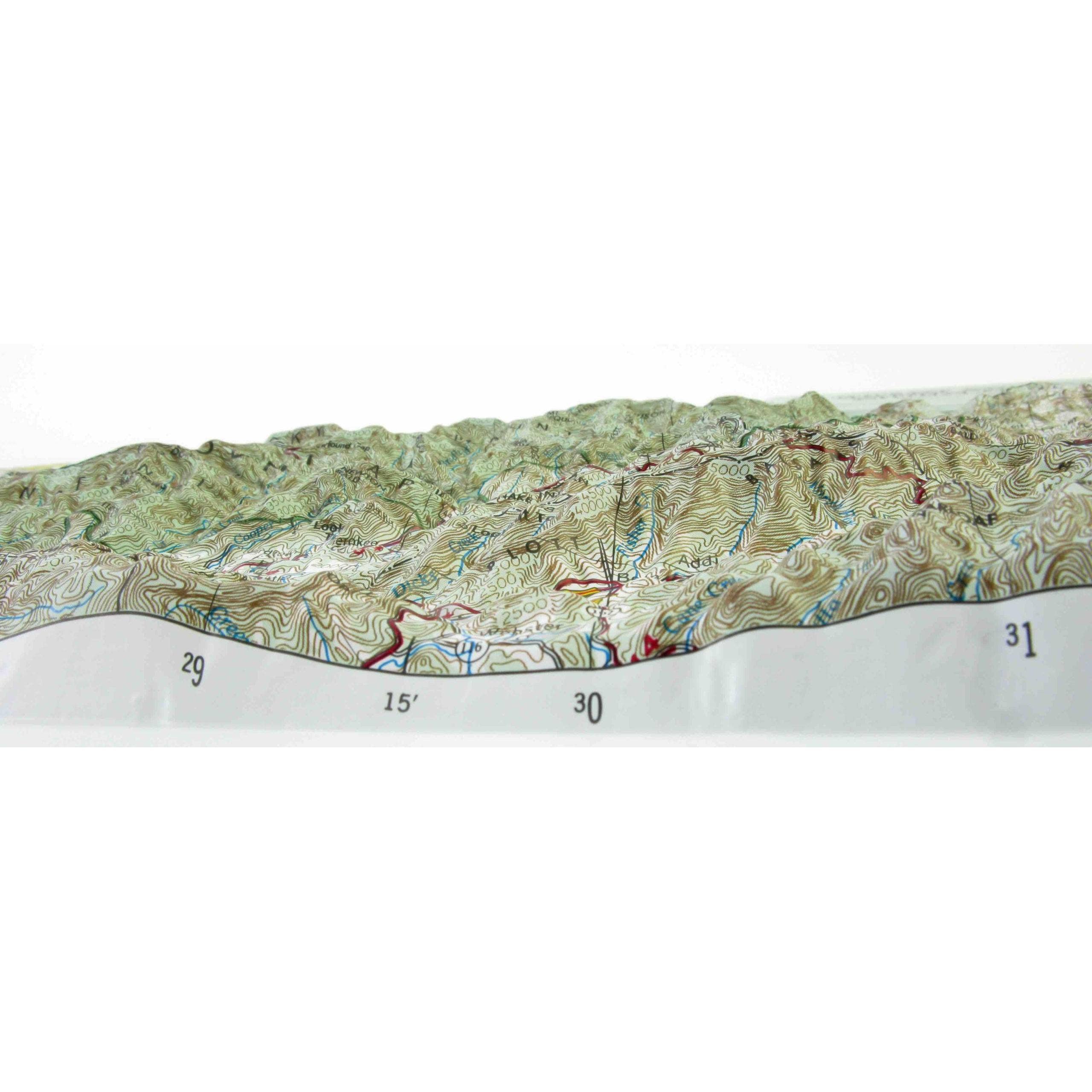 Map Shop - Wholesale Map - Great Smoky Mountains Raised Relief Map by Hubbard1