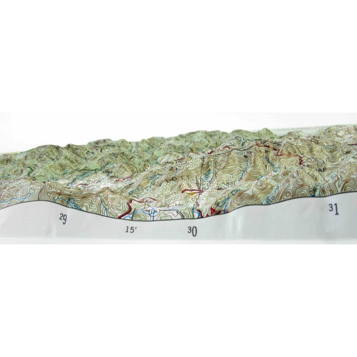 Map Shop - Wholesale Map - Great Smoky Mountains Raised Relief Map by Hubbard1