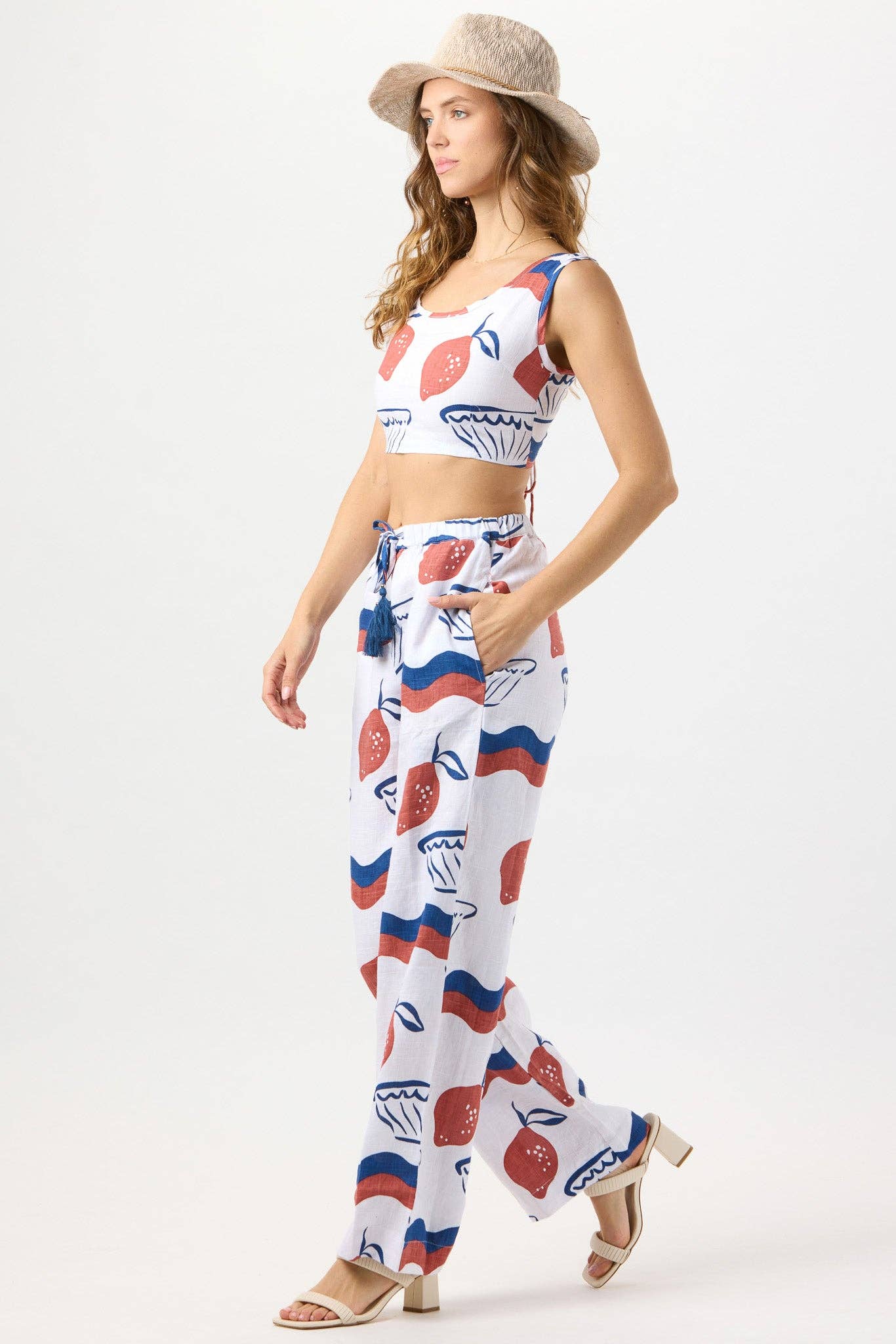 Amalfi Rust Crete Pant for wholesale on Faire2