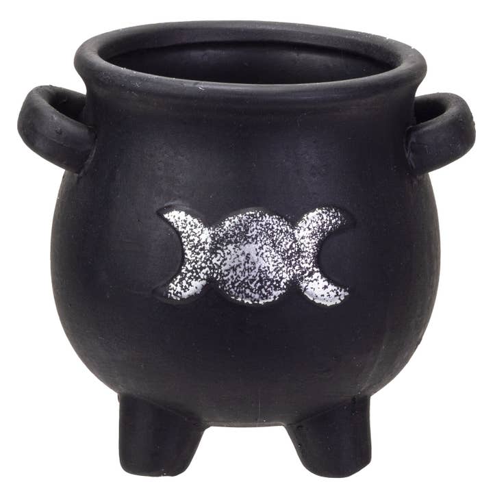 Pacific Trading - Wholesale Plant pot - Triple Moon Cauldron Planter Pot