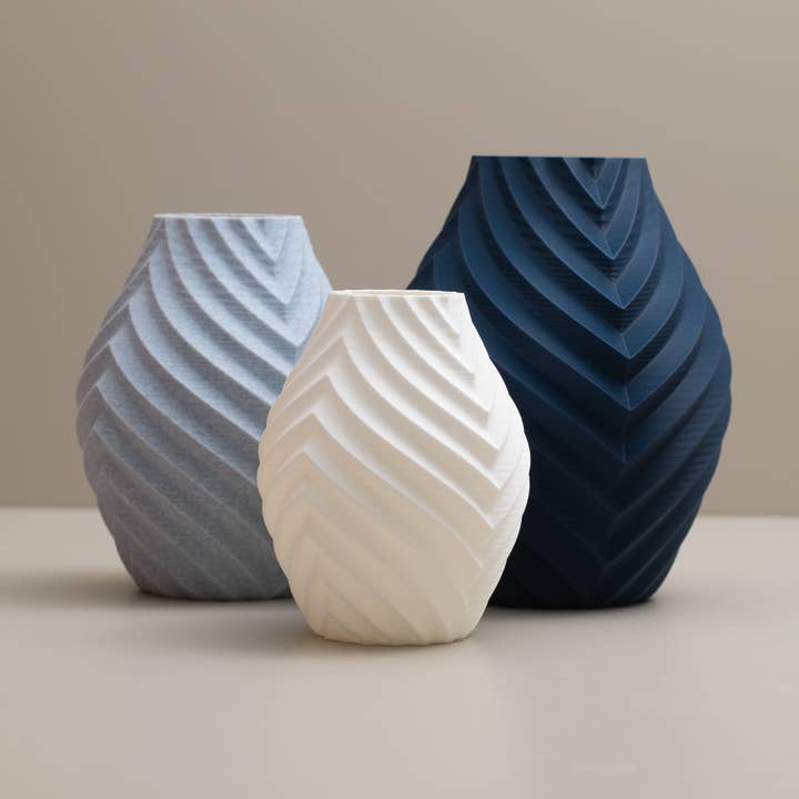 Leaf Inspired Vase – Decorative Ornament – Home Decor for wholesale by Vantage 3D Prints