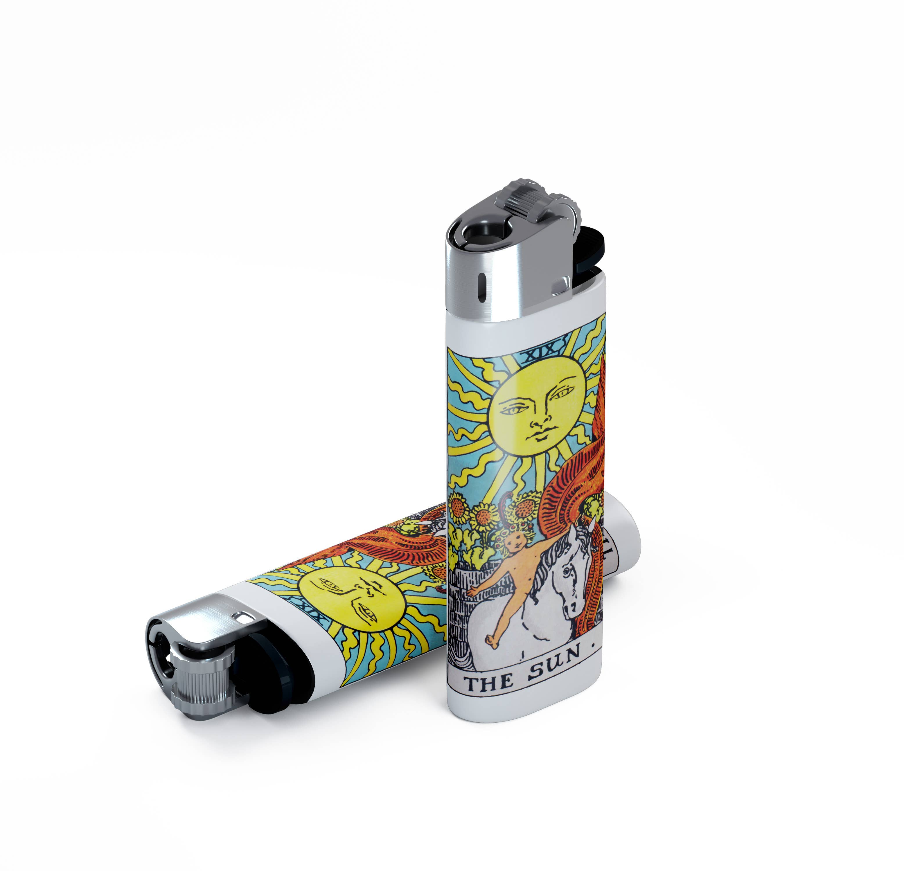 jeganmones - Wholesale Lighter - The Sun Tarot Card Lighter0