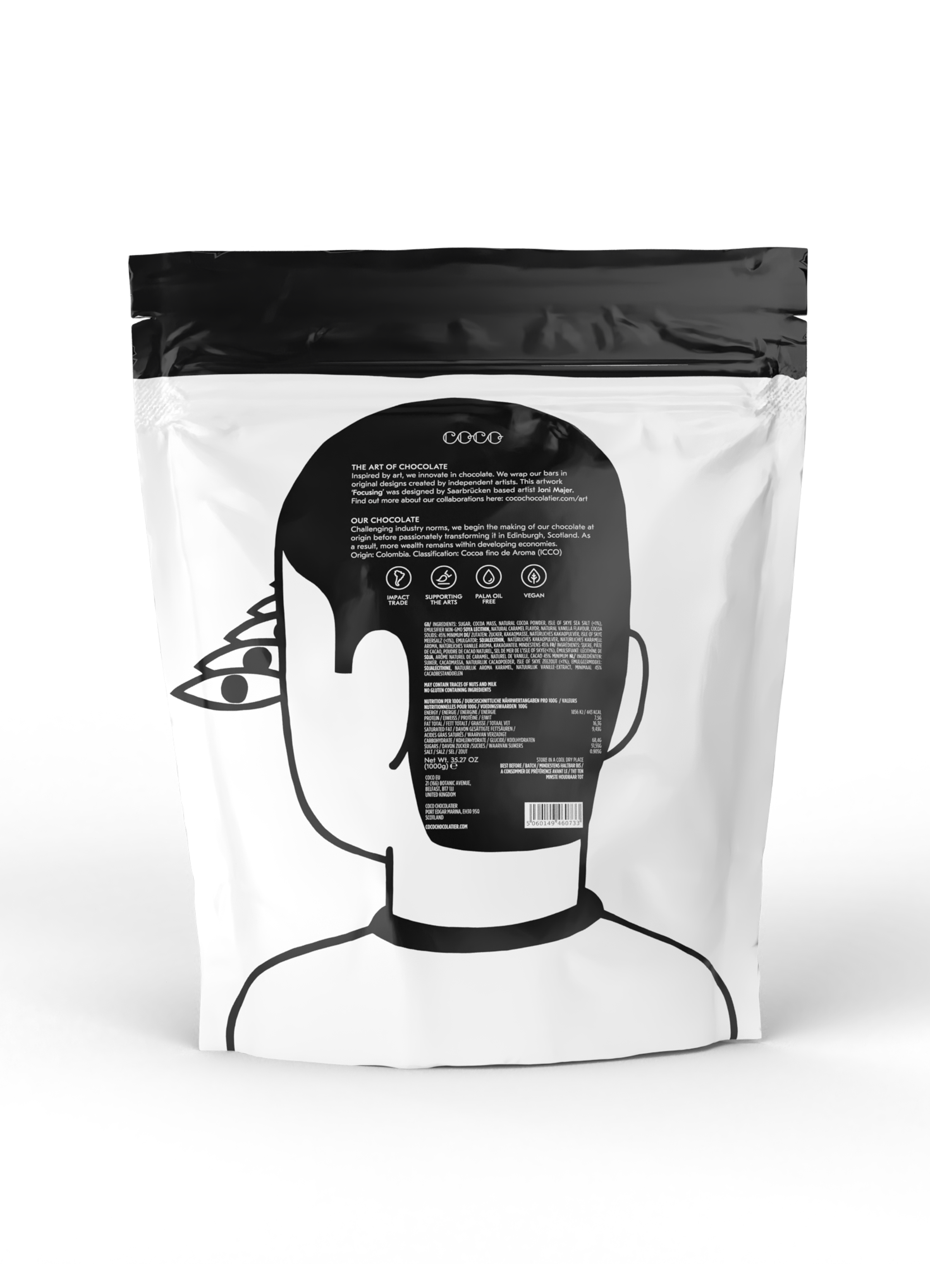 COCO Chocolatier [No duties when shipping to US!] - Wholesale Chocolademelk/cacaomix/kit - Zoute karamel drinkchocolade 1 kg3