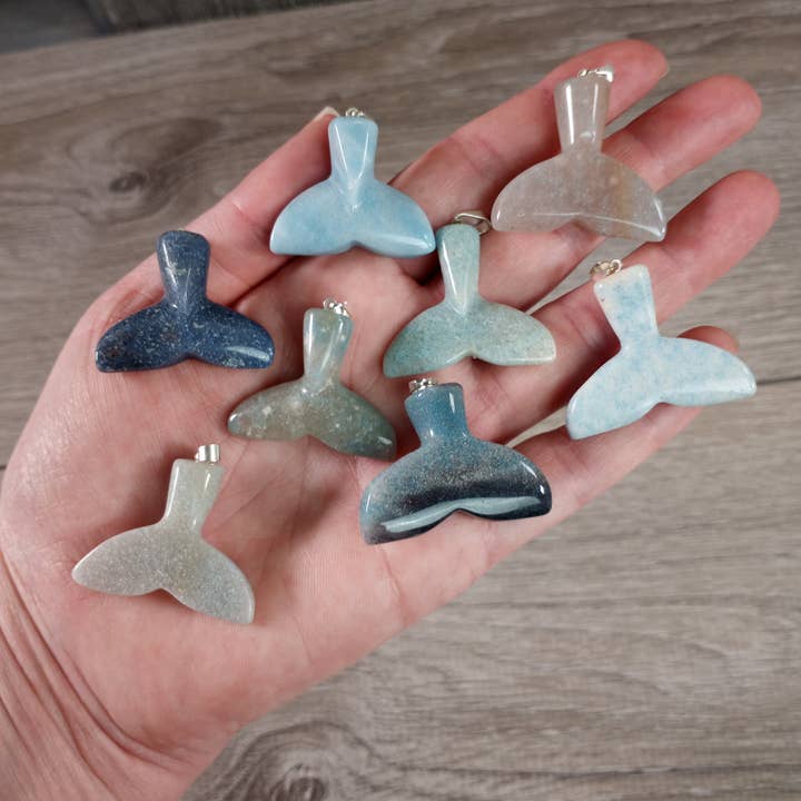 Keystone Crystals - Wholesale Individual Charm/Pendant - Gemstone Mermaid and Whale Tail Pendants – Jewelry for Gift 6