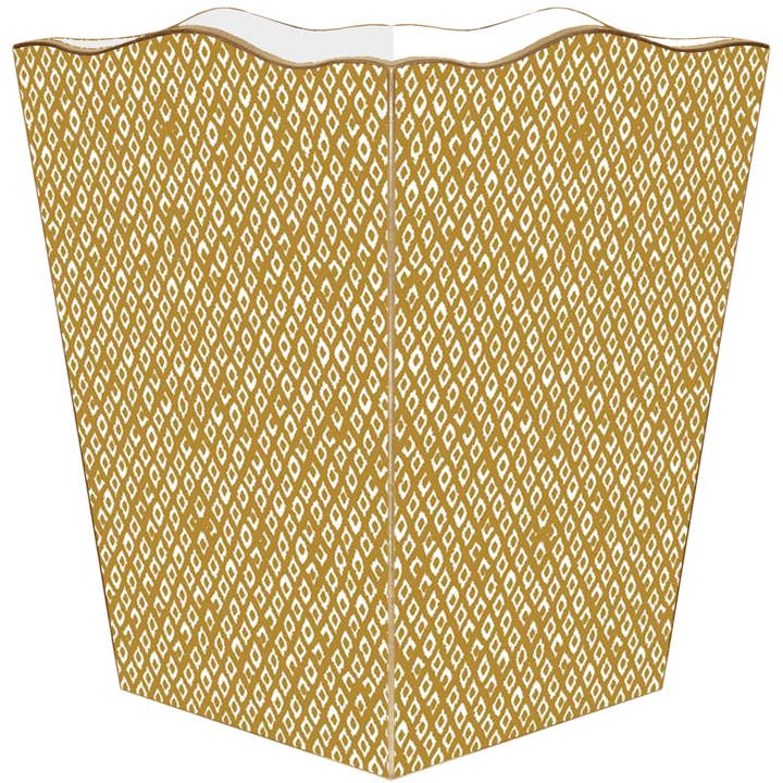 WB2845 - Cesto de Papel Berkely Gold por atacado de Marye-Kelley