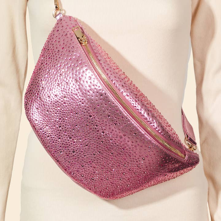 Strass dubbade Fanny Pack för wholesale av Anarchy Street