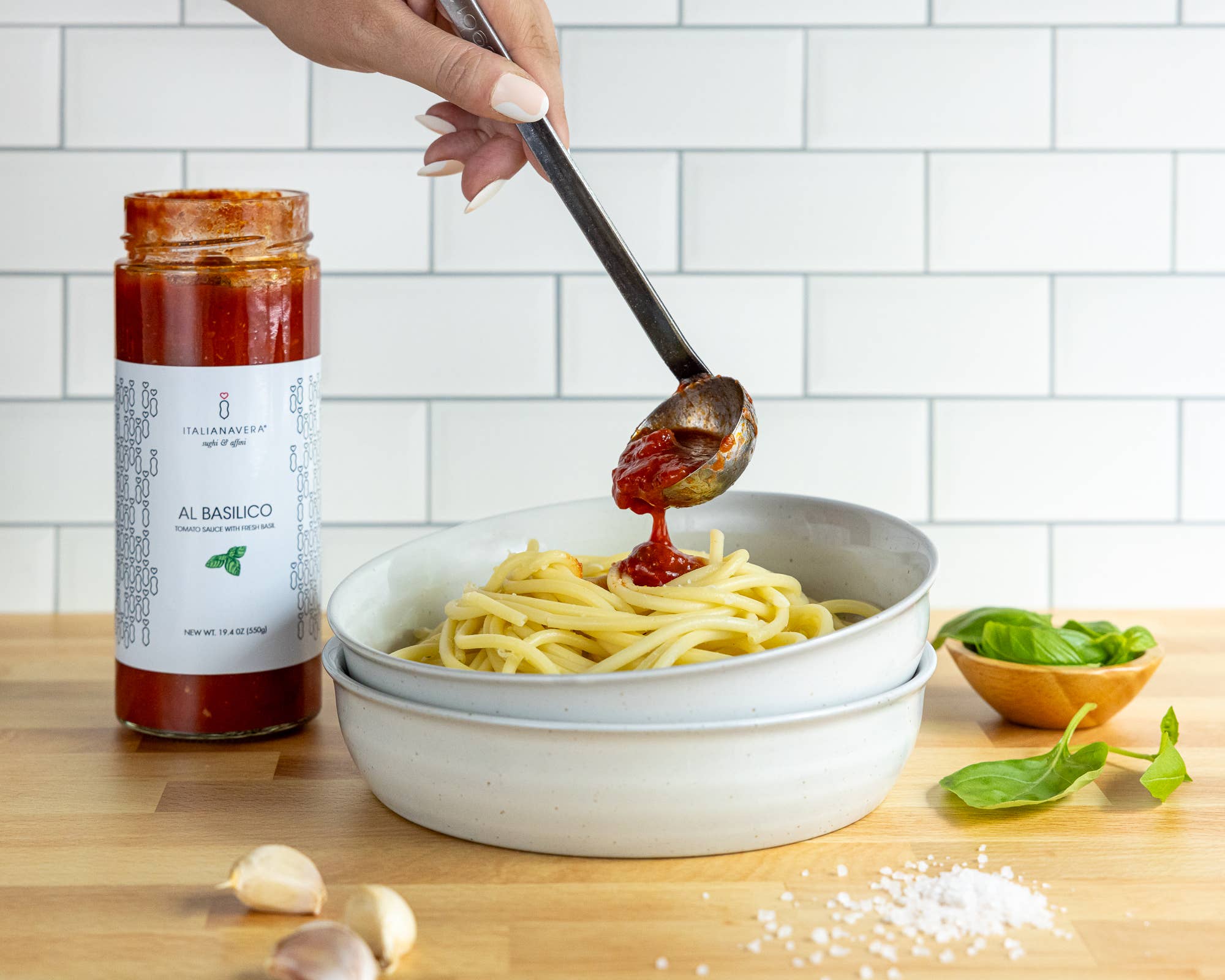 Zia Pia - Wholesale Pasta Sauce - Al Basilico Tomato Sauce with Basil by Italianavera2