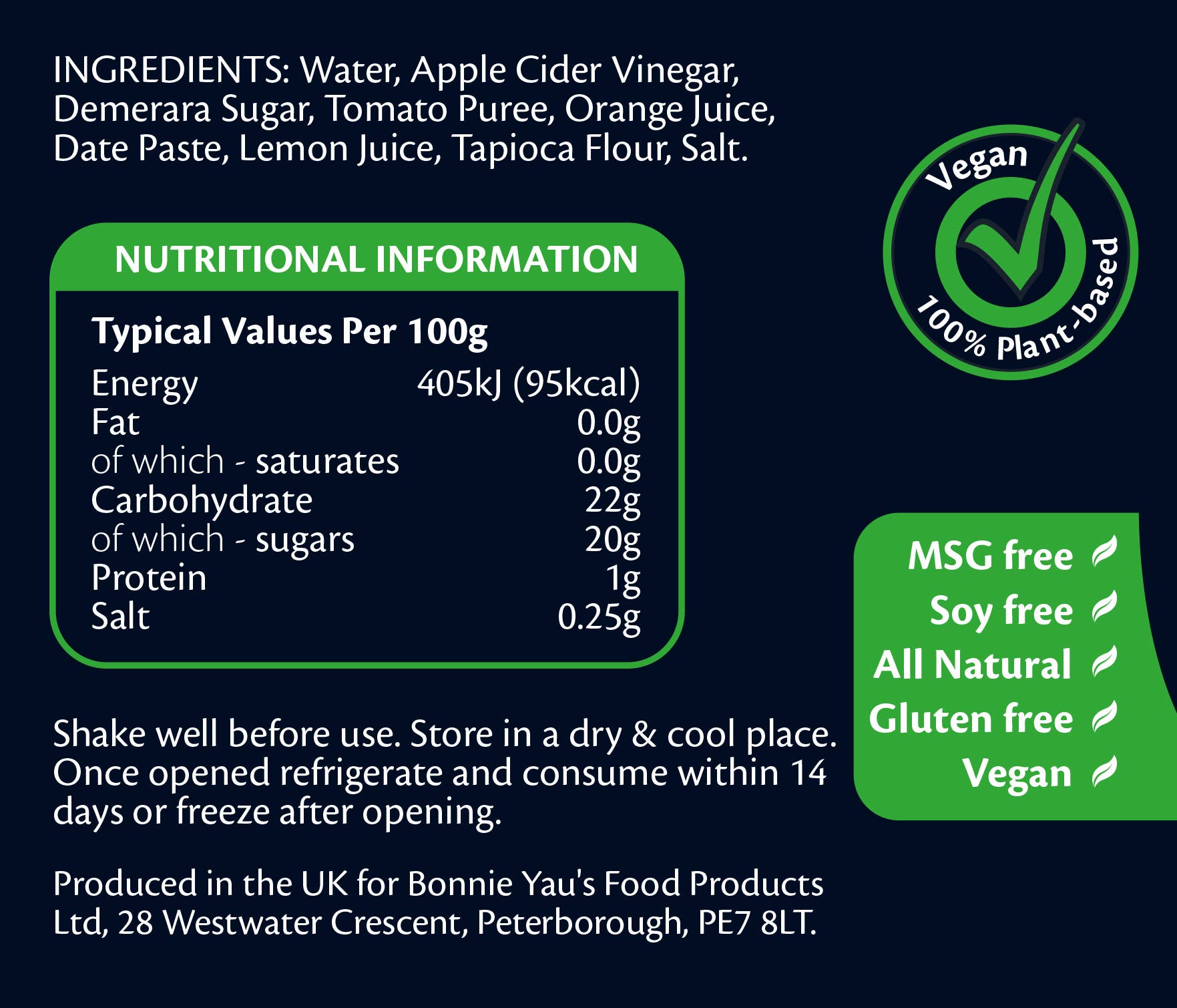 Yau's – wholesale Sauce – Yau's Fragrant Sweet & Sour Sauce 280g4