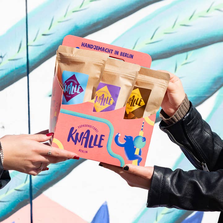 poppar popcorn sex pack för wholesale av Knalle Popcorn