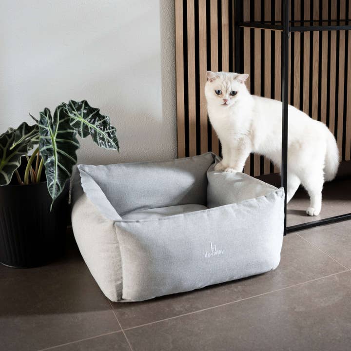 The Catery - Wholesale Pet Bed - Cat/Dog - Loft cat bed light grey2