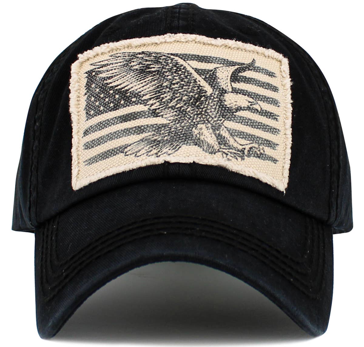 KBETHOS - Wholesale Baseball Cap - Men's - EAGLE FLAG VINTAGE BALLCAP0