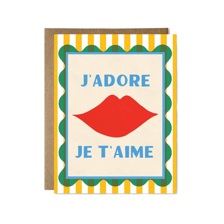 Ula Bloom - Wholesale Love Card - J'adore Card