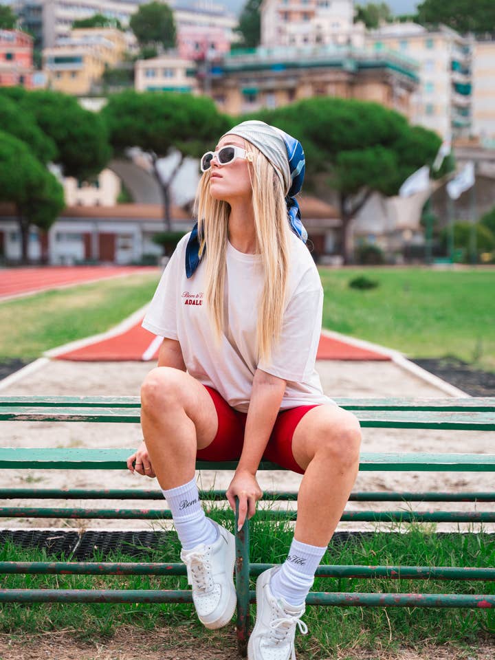 Born To Vibe - Oversize T-shirt - in Organic Cotton for wholesale by Adalù srl