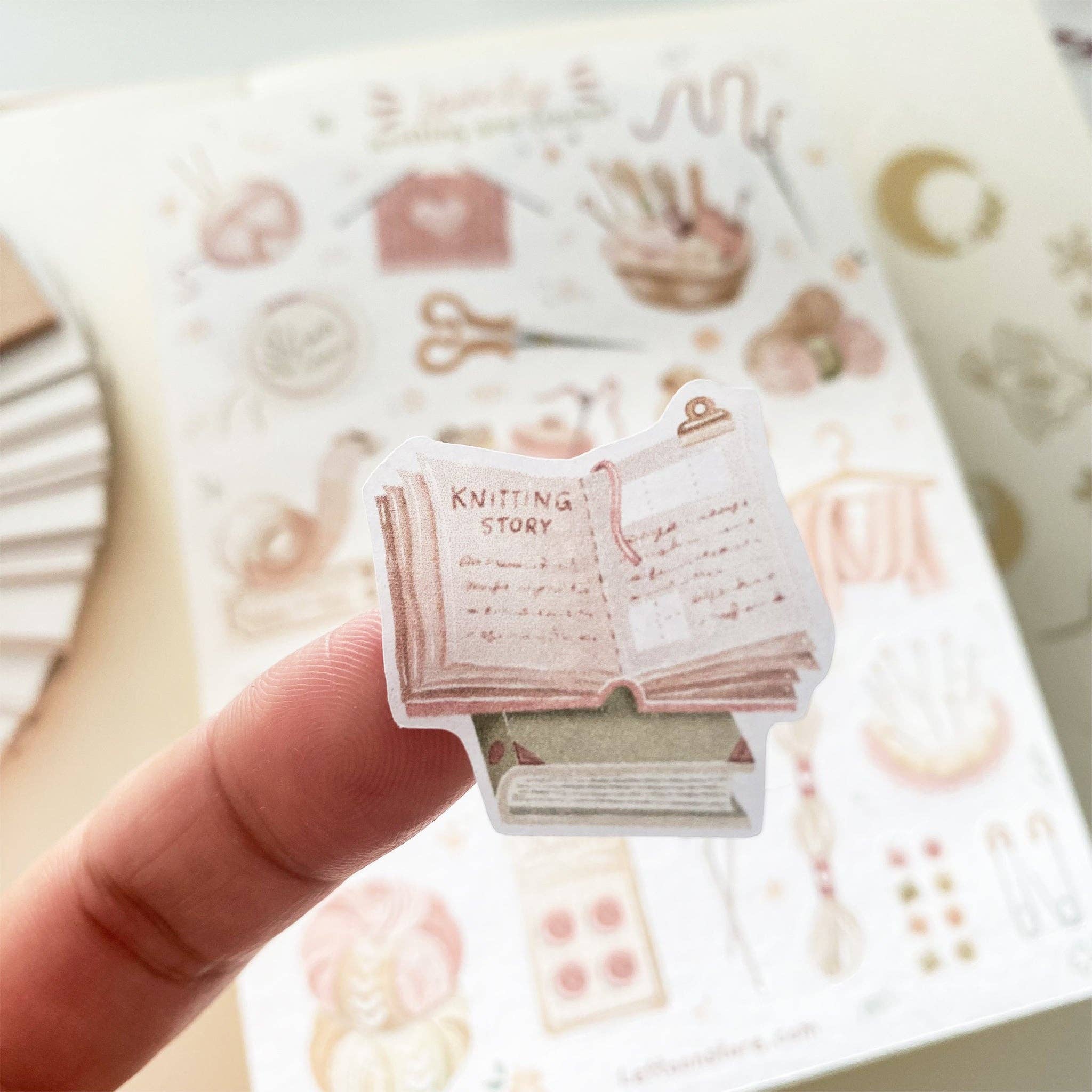 Lettoon - Wholesale Sticker - Sticker Sheet - Knitting & Crochet2