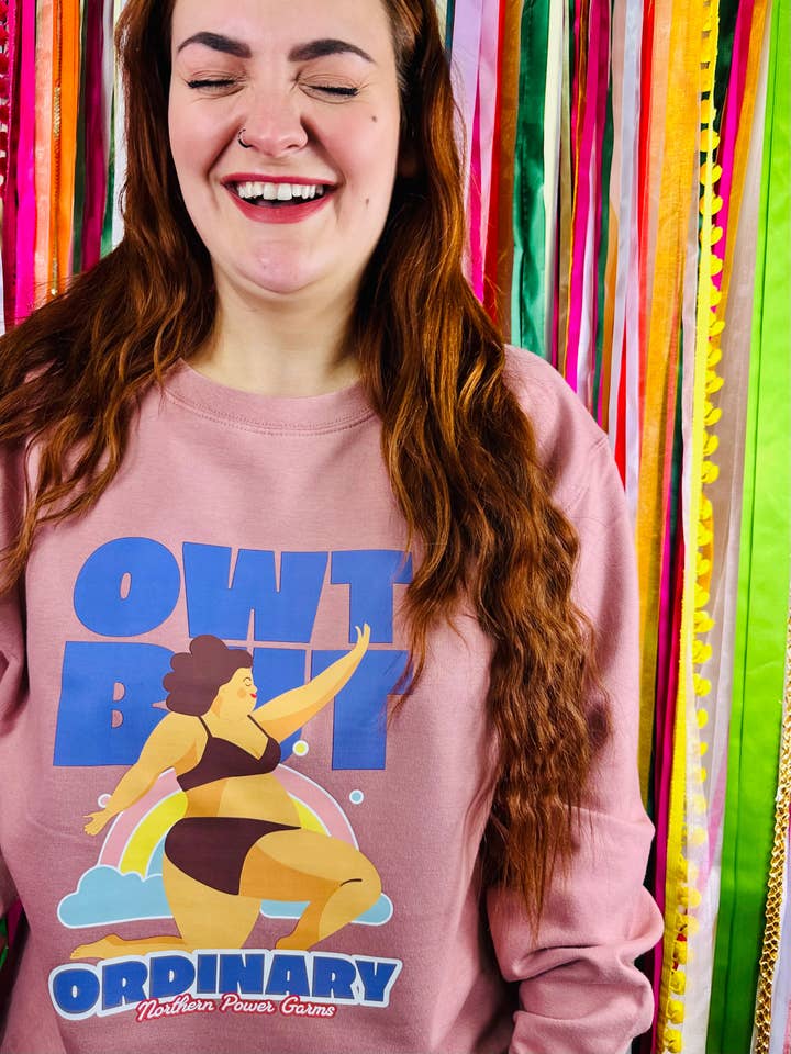 Owt But Ordinary Sweater for wholesale by Northern Power Garms