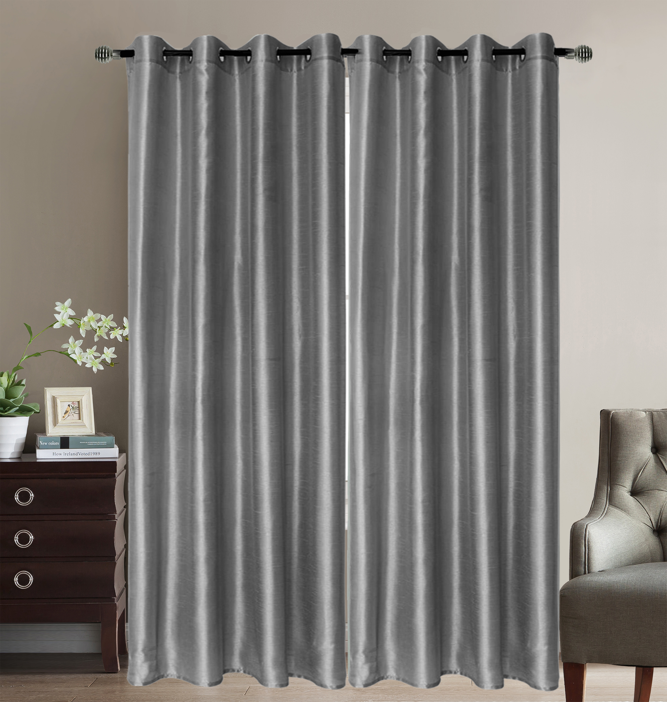 Super Bazaar - Wholesale Gordijn - Kant en Klaar Vitrage Gordijn - Met Ringen - 140x240 cm21