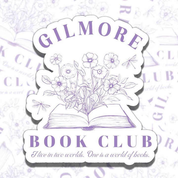 Ensemble d'autocollants Gilmore Book Club Reading & Smutty pour liseuse pour la vente par Sticky Sadness Designs