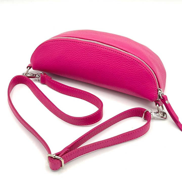 Suie Valentini srl - Vendita all'ingrosso Borsa a tracolla - Donna - Marsupio in pelle genuina Made in Italy, art. 1124665