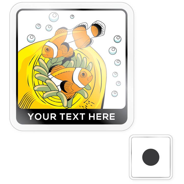Magnet - Poisson-clown en anémone pour la vente par Morris Magnets