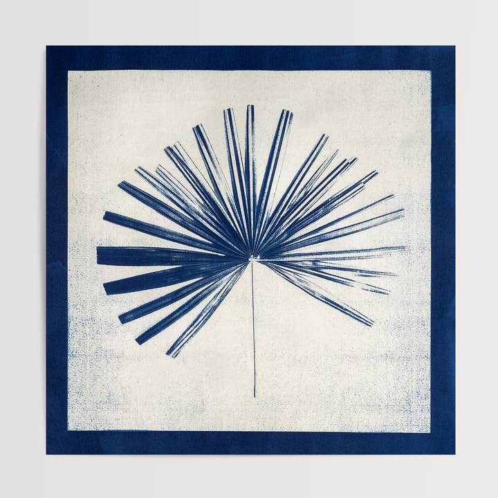 Palm II - Fine Art Flower Print with Border for wholesale by Wild Folklore by Alyson Brown