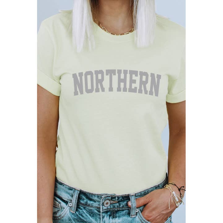 Kissed Apparel - Wholesale Screen Printed T-Shirt - Women's - Northern USA Direction Graphic Tee2