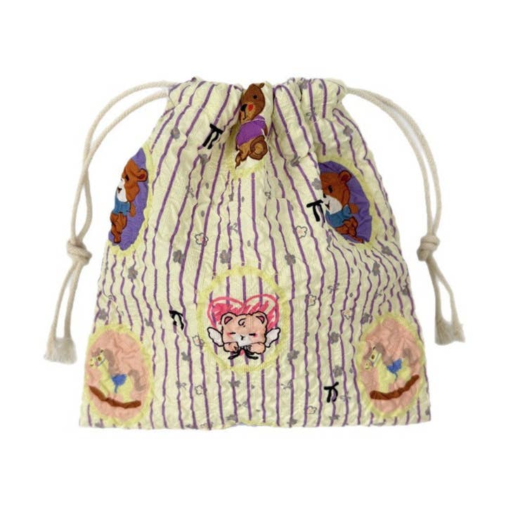 Funkyrel® Atzbranding Limited - Wholesale Drawstring bag – women's - Cosbai – Cartoon Drawstring Mini Storage Bag4