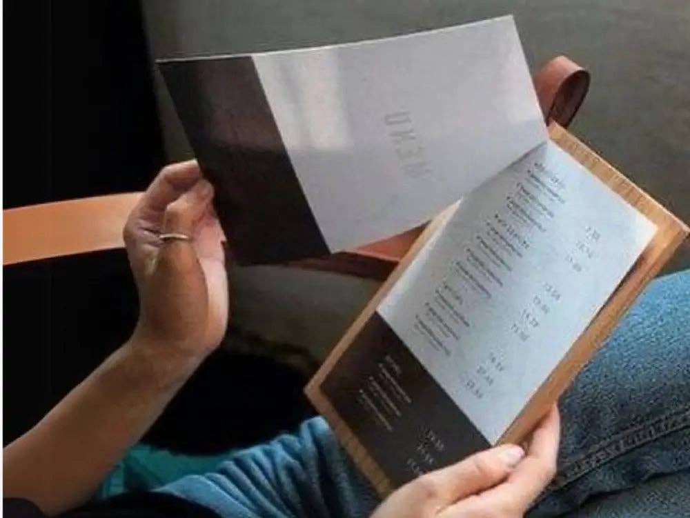 OtimSan - Vente Pancarte - Panneau de menu en bois1