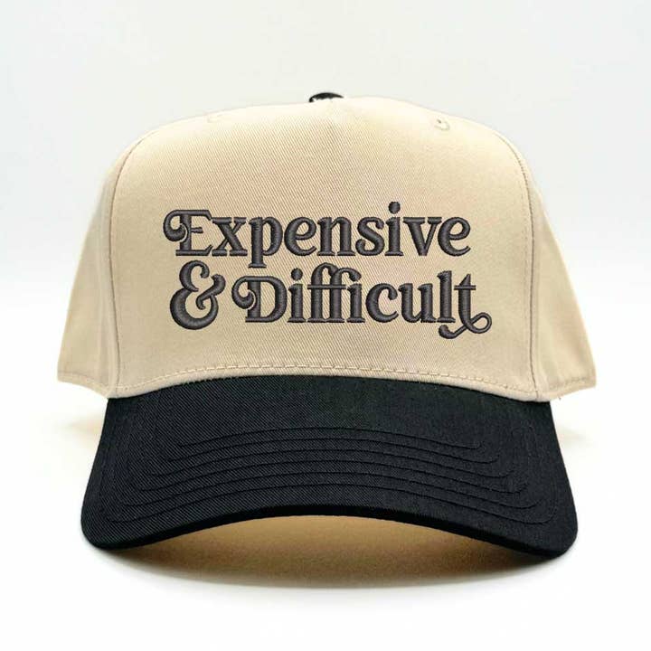 Expensive & Difficult Embroidered Baseball Hat for wholesale by DSY Lifestyle